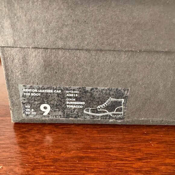 J Crew Kenton Leather Cap Toe Boot Size 9 Originally $298 - Picture 6 of 8